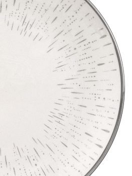 Тарелка десертная 20,5см ELRINGTON MILA MIFI белый/серый керамика 000000000001228512