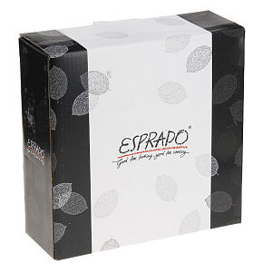 Набор тарелок десертных 6шт 18,5см ESPRADO Bosqua Platina фарфор 000000000001177178