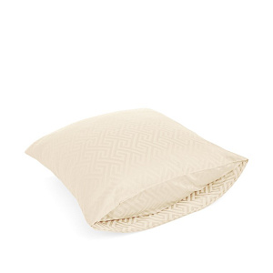 Наволочки 70х70см-2шт DE'NASTIA JQ меандр молочный сатин хлопок-100% 000000000001215614