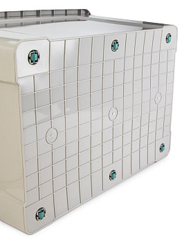 Контейнер для хранения 155л с крышкой прямоугольгый серый полипропилен 000000000001227853