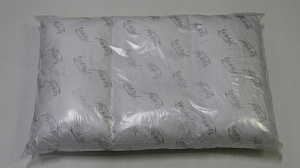 Подушка45х65х13см FAMILYTEX с двумя перегородками для людей среднего роста. Наполнитель полиэфирное волокно ткань наперника ТИК хлопок50% полиэстер50% 000000000001208873