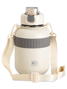 Термос 1л белый нержавеющая сталь/пластик Термос 1л белый нержавеющая сталь/пластик 000000000001226940