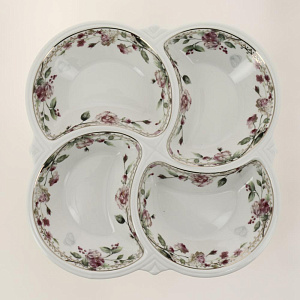 Менажница 4 секции 210мм Balsford СТЕФАНИЯ подарочная упаковка фарфор 176-42011 000000000001203912