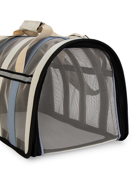 Pet carrier, 41*27*25cm, Oxford cloth, Оранжевый и голубой 000000000001231151