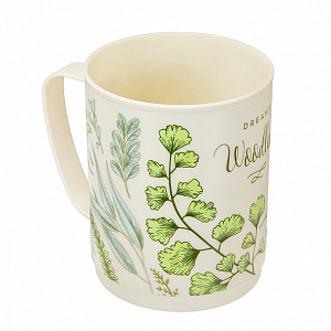 Кружка 400мл PHIBO PICNIC с декором бежевый пластик 000000000001222397