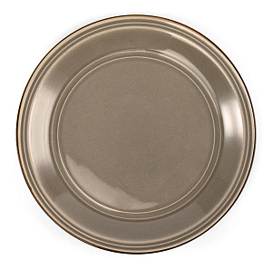 Тарелка обеденная 26,5см Полосы бежевый глазурованная керамика 000000000001217600