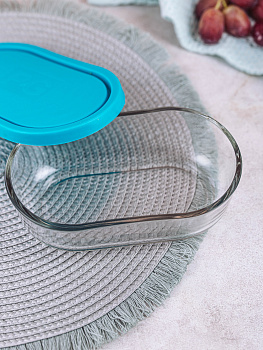 Контейнер для хранения продуктов 480мл PIANUT иранское стекло 000000000001205467