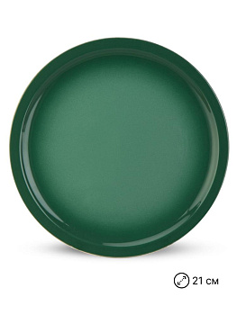 Тарелка десертная 21см в ассортименте керамика 000000000001227785