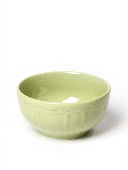 Салатник 11см 250мл DE'NASTIA Provence однотон зеленый фарфор 000000000001231315