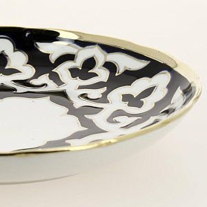 Блюдо (ляган) Пахта 27,7см ASIA PORCELAIN большой с титановым напылением фарфор 000000000001204885