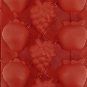 Форма для льда 11х25см FACKELMANN Фрукты 14 ячеек пластик 000000000001201145