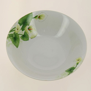 Салатник 0,6л/18см форма круг Калла Фарфор Коралл VJW931 000000000001197454