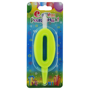 Свеча цифра для торта ОМСКИЙ СВЕЧНОЙ 000000000001166922