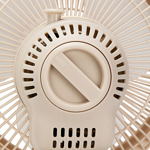 Вентилятор настольный 31х21,5х20см 2скорости 220V 50HZ 25W бежевый пластик 000000000001222637