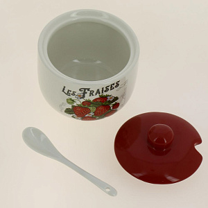 Сахарница 430мл Клубника Доломит M56069 000000000001195604