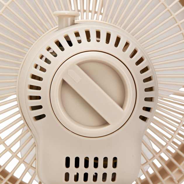 Вентилятор настольный 31х21,5х20см 2скорости 220V 50HZ 25W бежевый пластик 000000000001222637