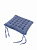 Подушка на стул 40x40см DE'NASTIA голубая ткань верха 100% хлопок 000000000001199503