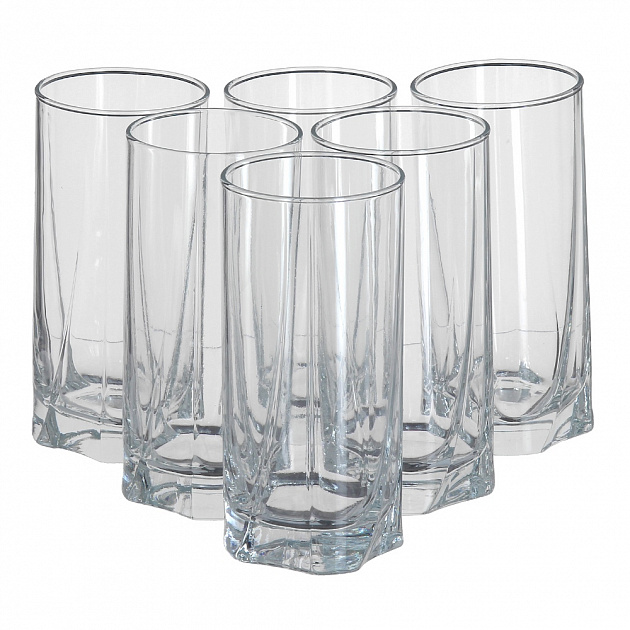 LUNA Набор стаканов для коктеля 6шт 390мл PASABAHCE стекло 000000000001007277