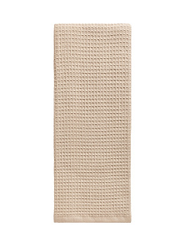 Полотенце кухонное DeNASTIA вафля/махра 470gsm 35x75, хлопок, какао D100306 000000000001221598