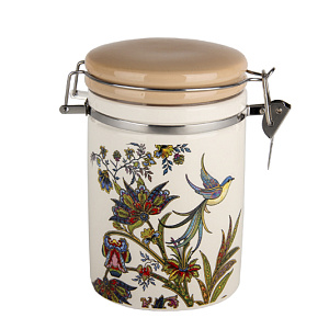 Банка для сыпучих продуктов 850 мл с клипсой п/упBright Ornamental,ZF6262-21 000000000001193098