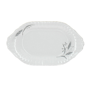 Овальное блюдо Колосок Porcelaine Czech Gold Hands, 24 см 000000000001136379