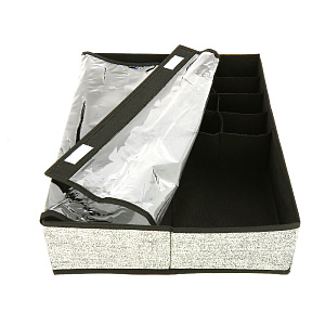 Кофр с крышкой 44,5х35х12см ПОСУДА ЦЕНТР темно-бежевый 000000000001187228