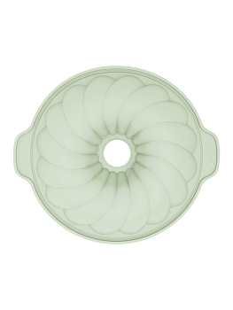 Форма для выпечки 28x6,5см DE'NASTIA с отверстием мятный силикон 000000000001219665
