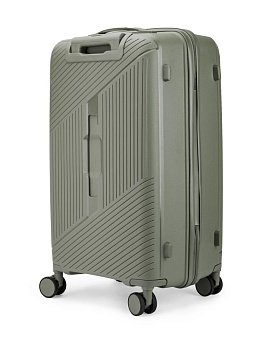 Чемодан на колесах L (48х30х75см) полосы хаки PP 000000000001226557