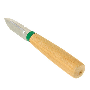 Овощечистка с деревянной ручкой Евростиль 000000000001116732