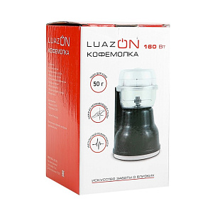 Кофемолка LuazON LMR-04, 160Вт, черный, пластиковая чаша 50г 2691408 000000000001186383