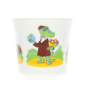 Набор посуды Чебурашка и крокодил Гена Союзмультфильм, фарфор, 3 предмета 000000000001123090