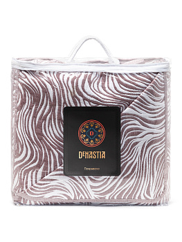 Покрывало 260x240см DE'NASTIA зебра 3слоя бордовое жаккард 55%хлопок 45%полиэстер 000000000001207703