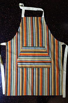 Фартук кухонный ,Серия Полоска,ткань рогожка,100 % хлопок,арт 060-052 000000000001191577