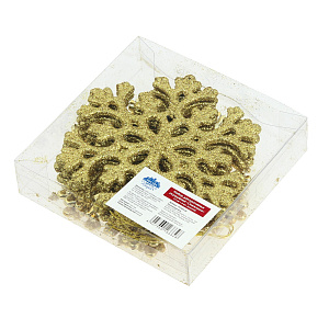 Набор декоративных украшений СнежинкаПосуда Центр, 11 см, 6 шт. 000000000001161800