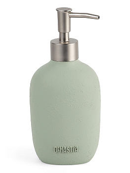 Диспенсер для жидкого мыла DE'NASTIA Лофт оливковый полирезина 000000000001214833