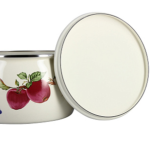 Кастрюля 4л Фрукты металлическая крышка 2413 000000000001140021