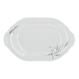 Овальное блюдо Колосок Porcelaine Czech Gold Hands, 39 см 000000000001136382