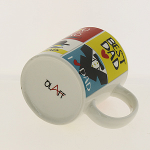 Кружка 350мл Лучший папа подарочная упаковка фарфор 000000000001177524