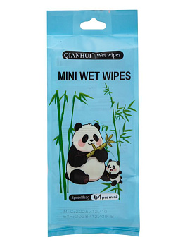 Набор влажных салфеток МИНИ 18х4см 8/8шт в ассортименте_ST 000000000001228715