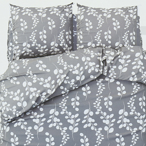 Комплект постельного белья 1,5-спальный ЭТЕЛЬ Эвкалипт пододеяльник 143х215см простынь 150х214см наволочки 70х70см-2шт хлопок 000000000001211272