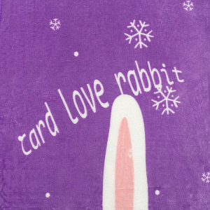 Плед Крошка Я "Заяц" 100х140см, велсофт, 100% полиэстер 4583557 000000000001202343