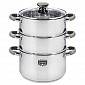 Кастрюля-Пароварка 2в1 4,6л SERVITTA Universal 2 яруса нержавеющая сталь