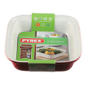 Форма для запекания Impressions Pyrex, красно-белый, 24x24 см 000000000001094408
