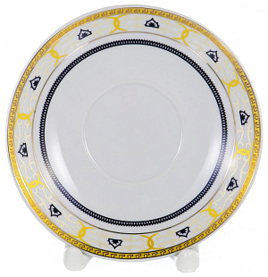 Сервиз чайный 13 предметов (чашка 220мл-6шт/блюдце-6шт/чайник) GUTERWAHL Аврора Дана фарфор 000000000001188218