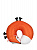Подушка антистресс 30x34см LUCKY Лиса для путешествий детская оранжевая полиэстер 000000000001189859