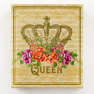 Полотенце махровое "Queen" 30х70 см 100% хлопок, 370гр/м2  3857522 000000000001185827