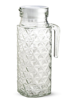 Кувшин 1л GARBO GLASS ромбы стекло 000000000001227425