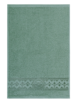 Полотенце 40х60см DE'NASTIA ТАЛИСМАН 1 зеленый хлопок-100% 000000000001215339