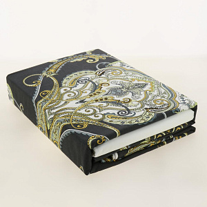 Комплект постельного белья 2-спальный LUCKY Императрица 2наволочки70х70см 1пододеяльник200х215см 1простыня220х215см серо-бежевый поплин 100%хлопок 000000000001206538