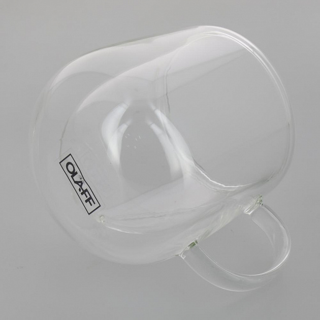 Набор кружек 2шт 350мл OLAFF двойные стенки подарочная упаковка стекло 199-24005 000000000001205797